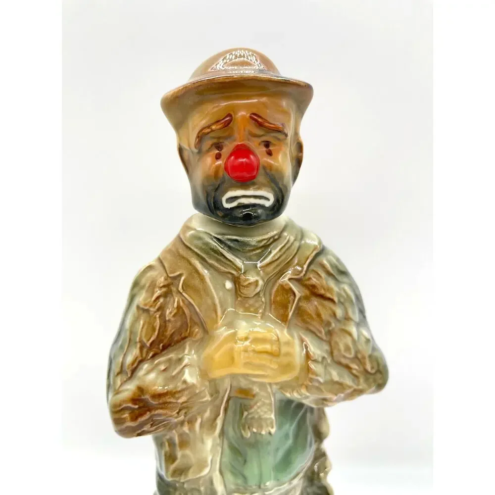 James Jim Beam Decanter Emmett Kelly 1971 Regal China